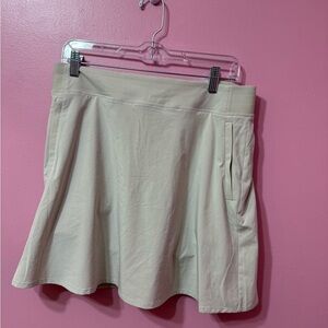 Athleta Tan Mini women's short skirt size 10